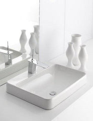 KOHLER KOHLER 2660-1-0 Vox 23 x 18-1/8 in. Rectangular Dual Mount Bathroom Sink in White
