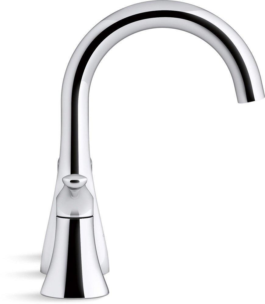 KOHLER KOHLER 27390-4-CP Simplice Two Handle Widespread Bathroom Sink Faucet in Polished Chrome