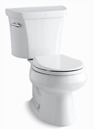 KOHLER Kohler 3997-0 Wellworth 1.28 GPF Round Two Piece Toilet in White