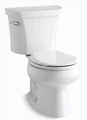 KOHLER Kohler 3997-0 Wellworth 1.28 GPF Round Two Piece Toilet in White