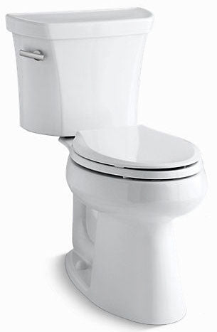 KOHLER Kohler 3889-0 Highline 1.28 gpf Elongated Two Piece Toilet