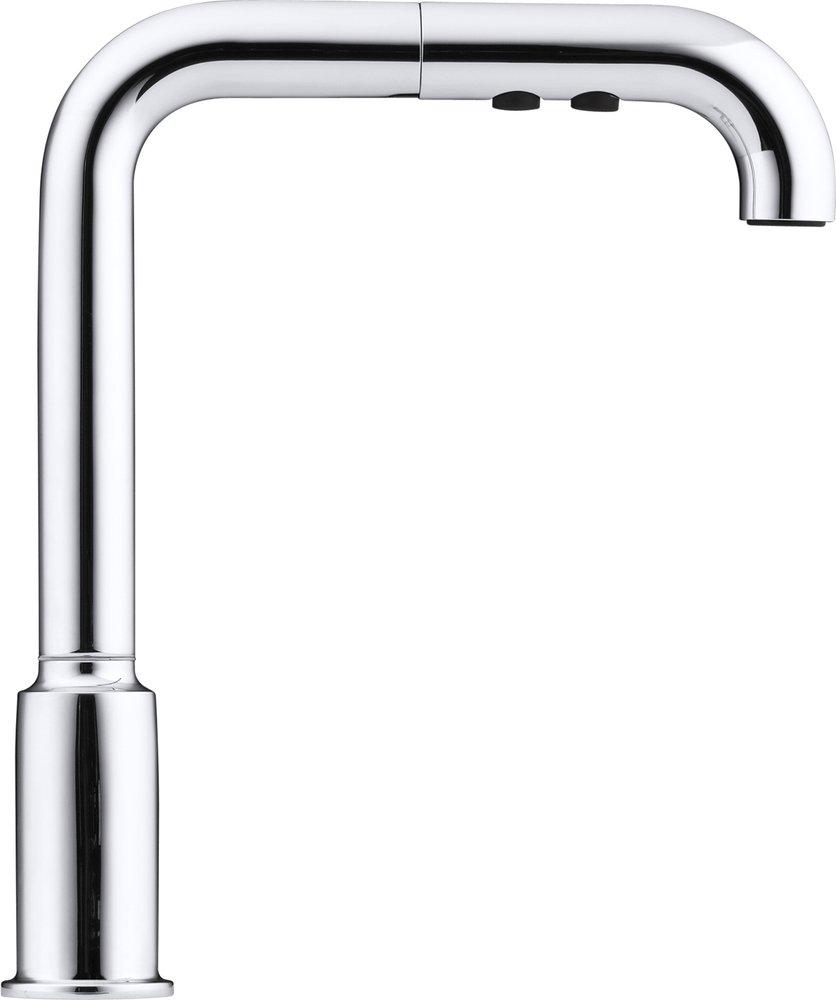 KOHLER Kohler 7505-CP Purist Single Handle Pull Out Kitchen Faucet