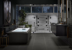 KOHLER KOHLER 8524-BL 30 in. Shower Slide Bar in Matte Black