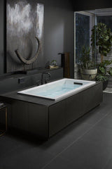 KOHLER Kohler T14428-4-BL Purist Two Handle Roman Tub Faucet in Matte Black Trim Only