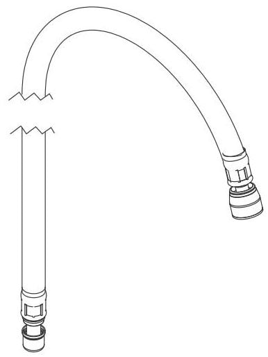 MOEN Moen 131381 Pullout Wand Hose Kit in Chrome