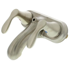 MOEN Moen 40225BN Cleveland Faucet Cornerstone Two-Handle Low Arc Bathroom Faucet (Brushed Nickel)