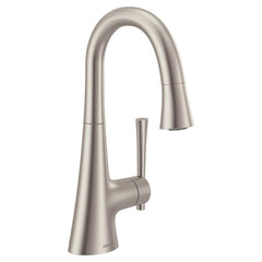 MOEN Moen 6126SRS Kurv Single Handle Bar Faucet in Spot Resist Stainless