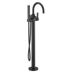 MOEN Moen 615BL Cia Single Handle Tub Filler with Handshower in Matte Black
