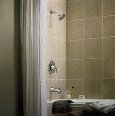 MOEN Moen 82550SRN Darcy One Handle Single Function Bathtub & Shower Faucet in Spot Resist Brushed Nickel