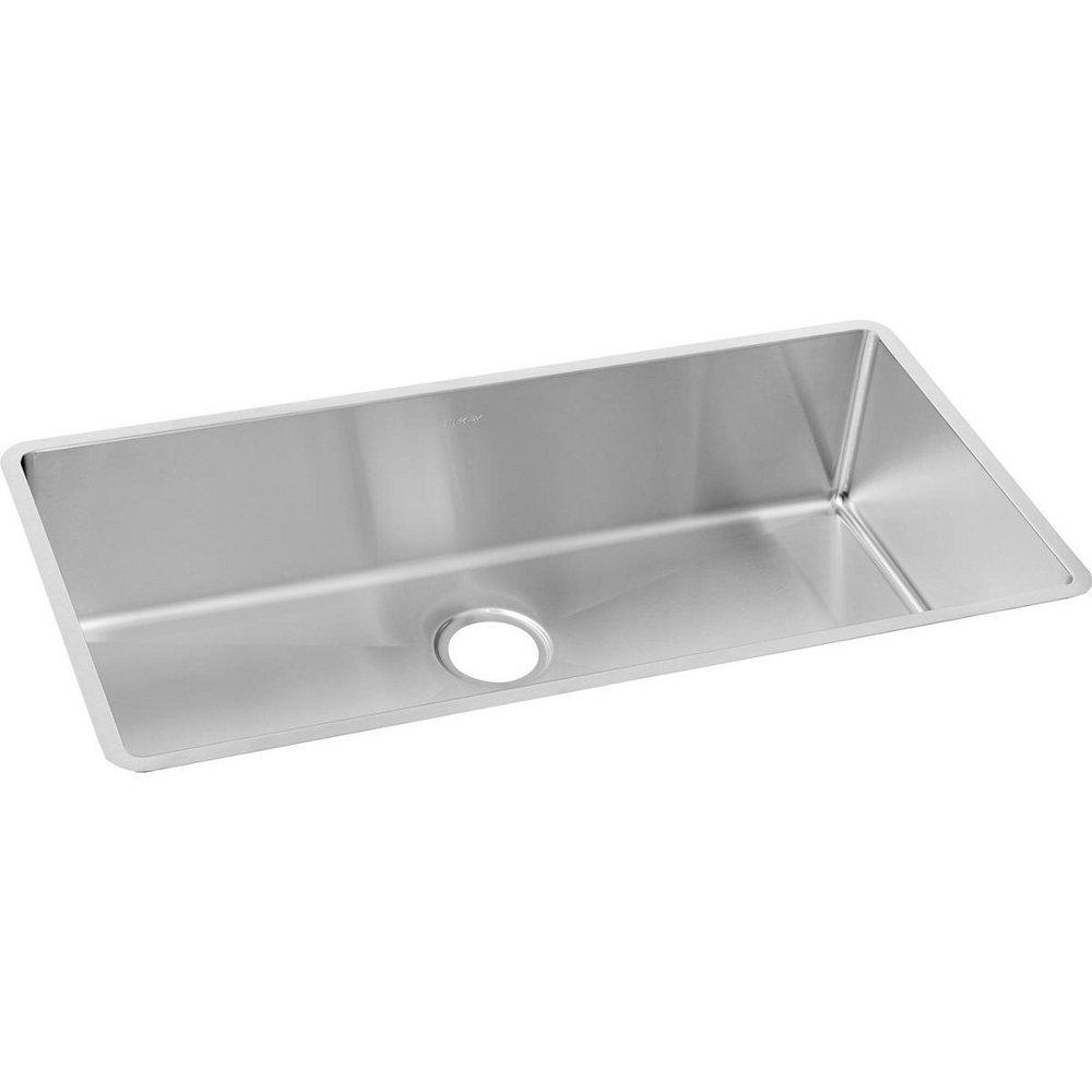 ELKAY Elkay ECTRU35179T Crosstown 18 Gauge Stainless Steel 36-1/2 x 18-1/2 x 9 Single Bowl Undermount Sink