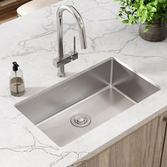 ELKAY Elkay EFRU2816T Crosstown 16 Gauge Stainless Steel 30-1/2 x 18-1/2 x 8 Single Bowl Undermount Sink