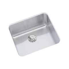 ELKAY Elkay ELUH1212PD Lustertone Classic Stainless Steel 14-1/2 x 14-1/2 x 7 Single Bowl Undermount Sink with Perfect Drain