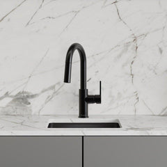 ELKAY Elkay LKAV3032MB Avado Single Handle Pull Down Bar Faucet in Matte Black