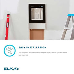 ELKAY Elkay LBWD00WHC ezH2O Liv Built-in Filtered Water Dispenser Non-Refrigerated Aspen White