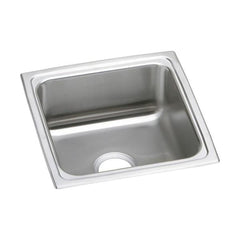 ELKAY Elkay LFR1717 Lustertone Classic Stainless Steel 17 x 17-1/2 x 7-5/8 Single Bowl Drop-in Sink
