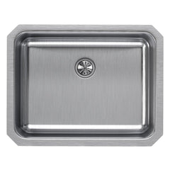 ELKAY Elkay ELUH2115PD Lustertone Classic Stainless Steel 23-1/2 x 18-1/4 x 7-1/2 Single Bowl Undermount Sink with Perfect Drain