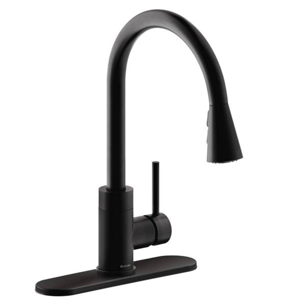 ELKAY Elkay LKAV3031MB Avado Single Hole Kitchen Faucet with Pull-down Spray and Forward Only Lever Handle Matte Black
