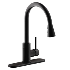 ELKAY Elkay LKAV3031MB Avado Single Hole Kitchen Faucet with Pull-down Spray and Forward Only Lever Handle Matte Black