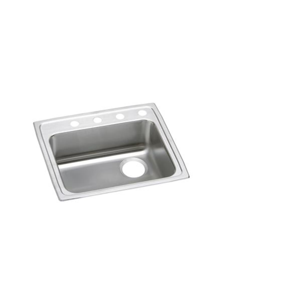 ELKAY Elkay LRAD252155R3 Lustertone Classic Stainless Steel 25 x 21-1/4 x 5-1/2 Single Bowl Drop-in ADA Sink