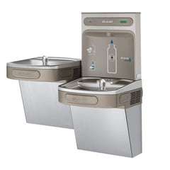 ELKAY Elkay LZSTL8WSVRSK Elkay ezH2O Bottle Filling Station & Versatile Bi-Level ADA Vandal-Resistant Cooler Filtered Refrigerated Stainless