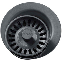 ELKAY Elkay LKQD35GY Plastic Disposer Flange with Basket Strainer and Stopper Dusk Gray