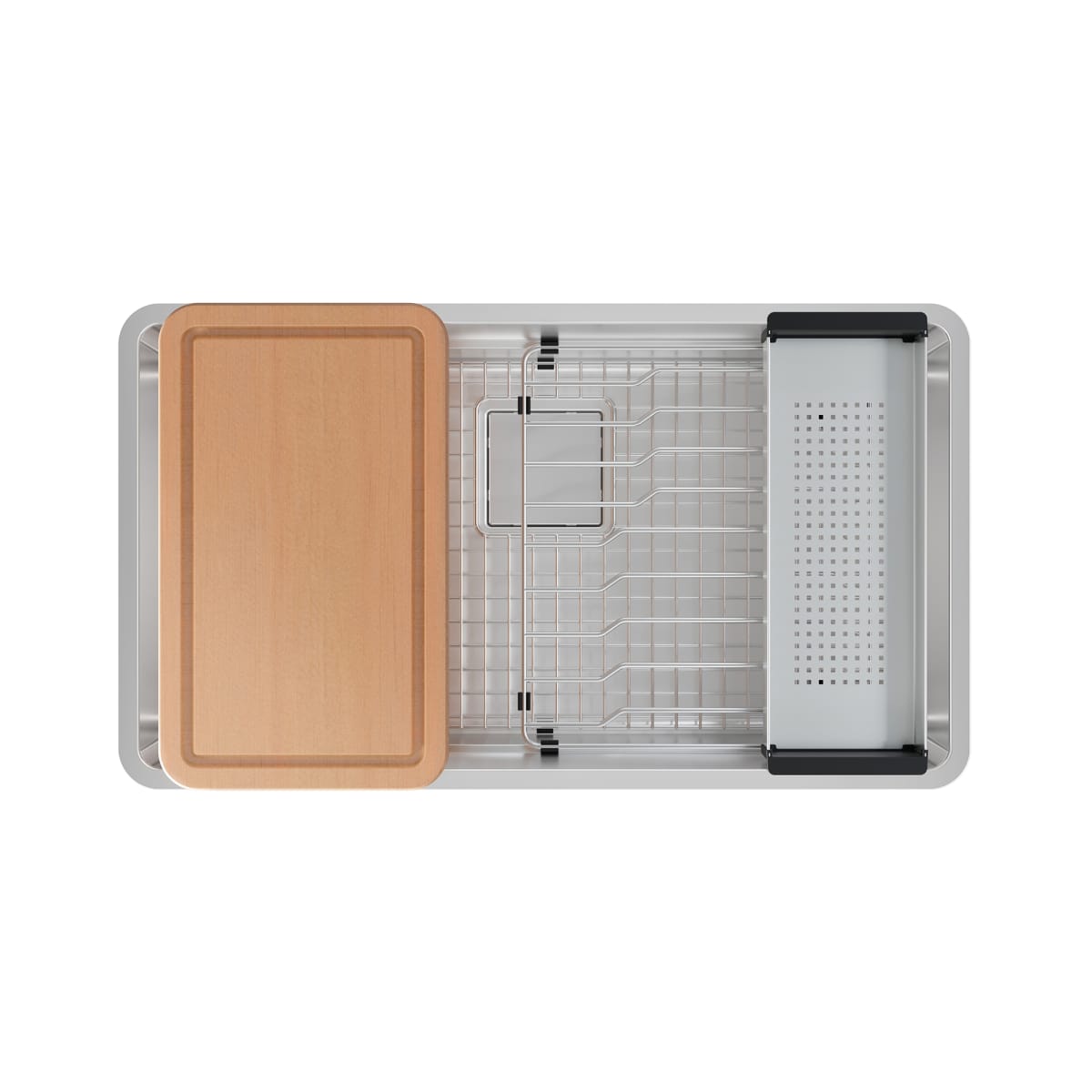 FRANKE Franke PTX110-31-WKC Pescara 32.5-in. x 18.5-in. 18 Gauge Stainless Steel Undermount Single Bowl Kitchen Sink