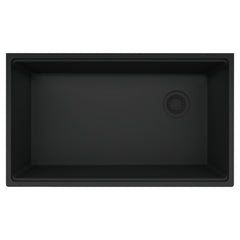 FRANKE Franke MAG11031OW-MBK Maris Undermount 33 x 19-5/16 in Granite Single Bowl Kitchen Sink in Matte Black