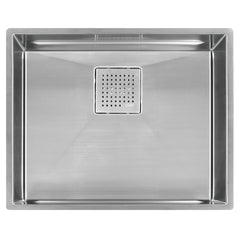 FRANKE Franke PKX11021 Peak 22-13/16 x 17-3/4 in. No Hole Stainless Steel Single Bowl Undermount Kitchen Sink