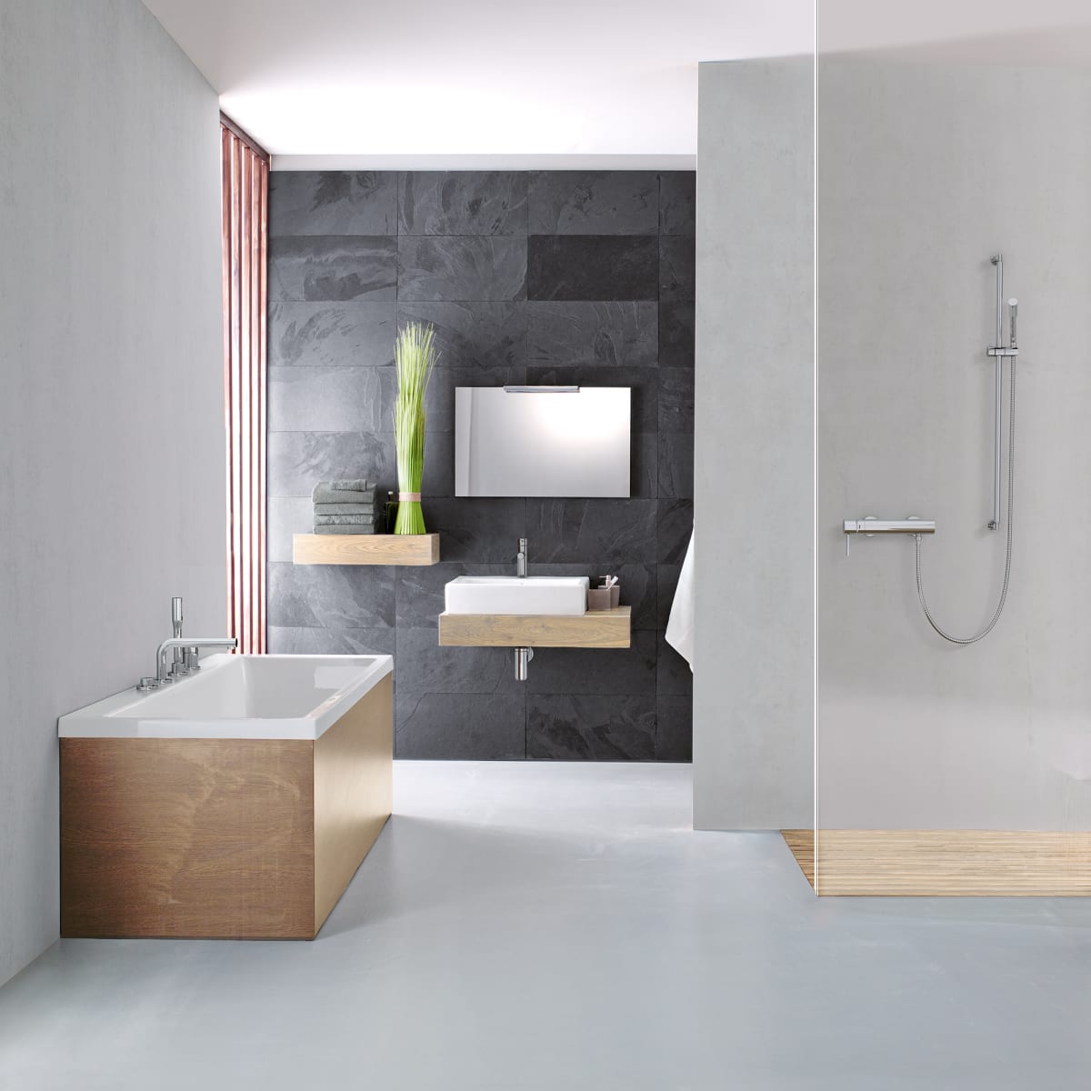GROHE GROHE 19576002 Concetto Single Handle Roman Tub Faucet in StarLight Chrome