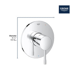 GROHE GROHE 14472EN0 Essence Single Handle Pressure Balancing Valve Trim in Brushed Nickel Infinity Finish