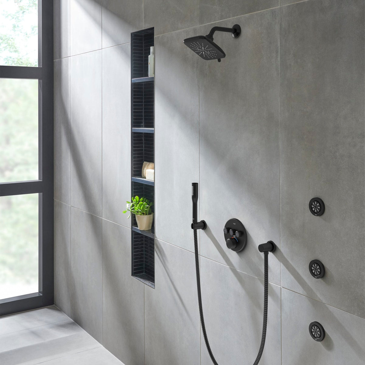 GROHE GROHE 264662430 Euphoria Single Function Hand Shower in Matte Black