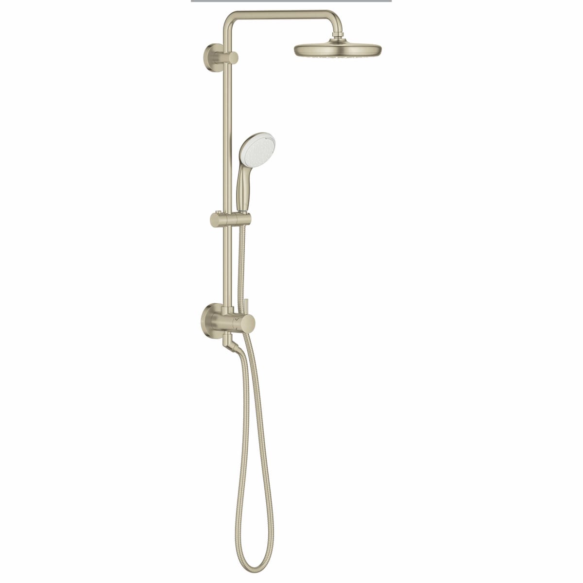 GROHE GROHE 26123EN1 Retro-Fit Single Handle Single Function Shower System in Brushed Nickel