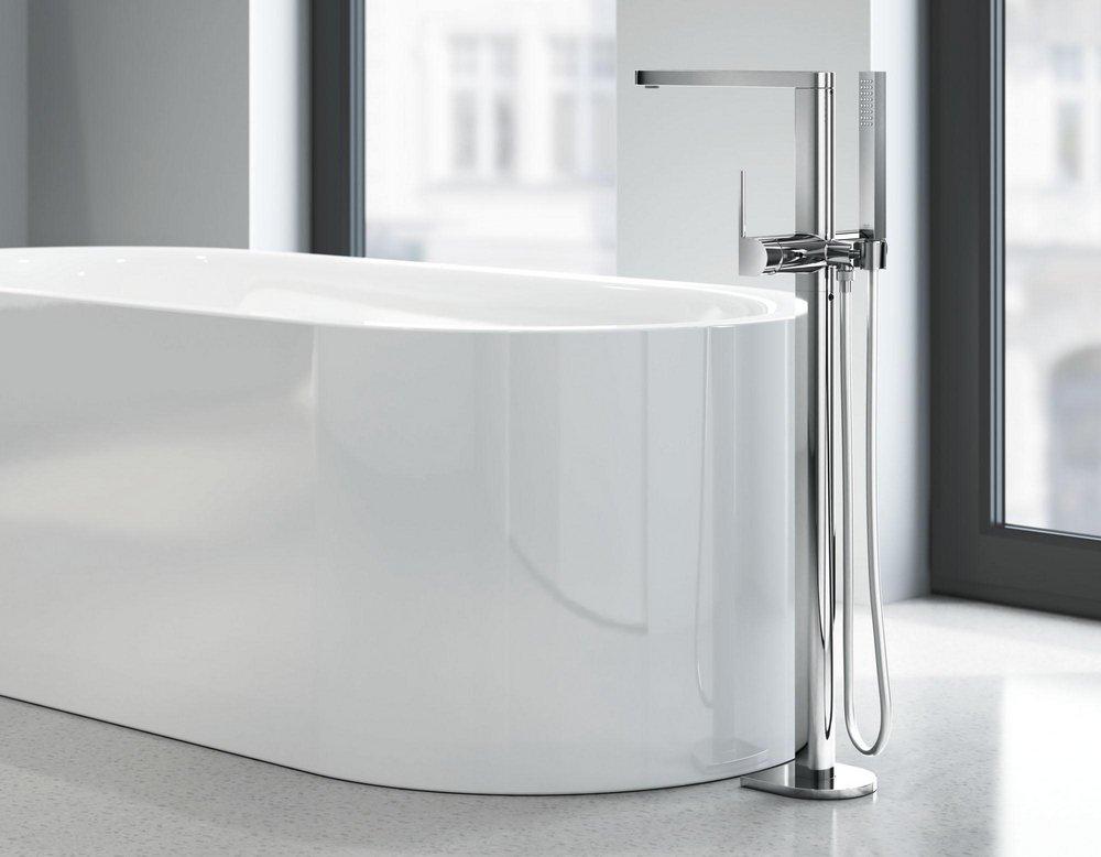 GROHE GROHE 23846003 Plus Single Handle Lever Floor Mount Filler in Chrome