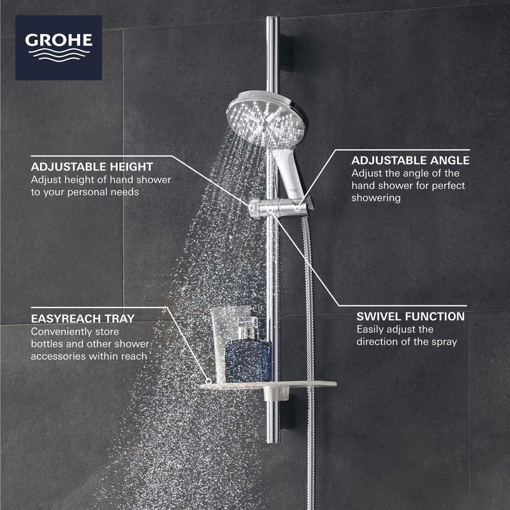 GROHE GROHE 26547EN0 Rainshower Multi Function Hand Shower in Brushed Nickel