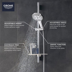 GROHE GROHE 26547EN0 Rainshower Multi Function Hand Shower in Brushed Nickel