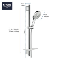 GROHE GROHE 26547EN0 Rainshower Multi Function Hand Shower in Brushed Nickel