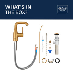 GROHE Grohe 23485ENA Single Hole Single-Handle M-Size Bathroom Faucet 1.2 GPM