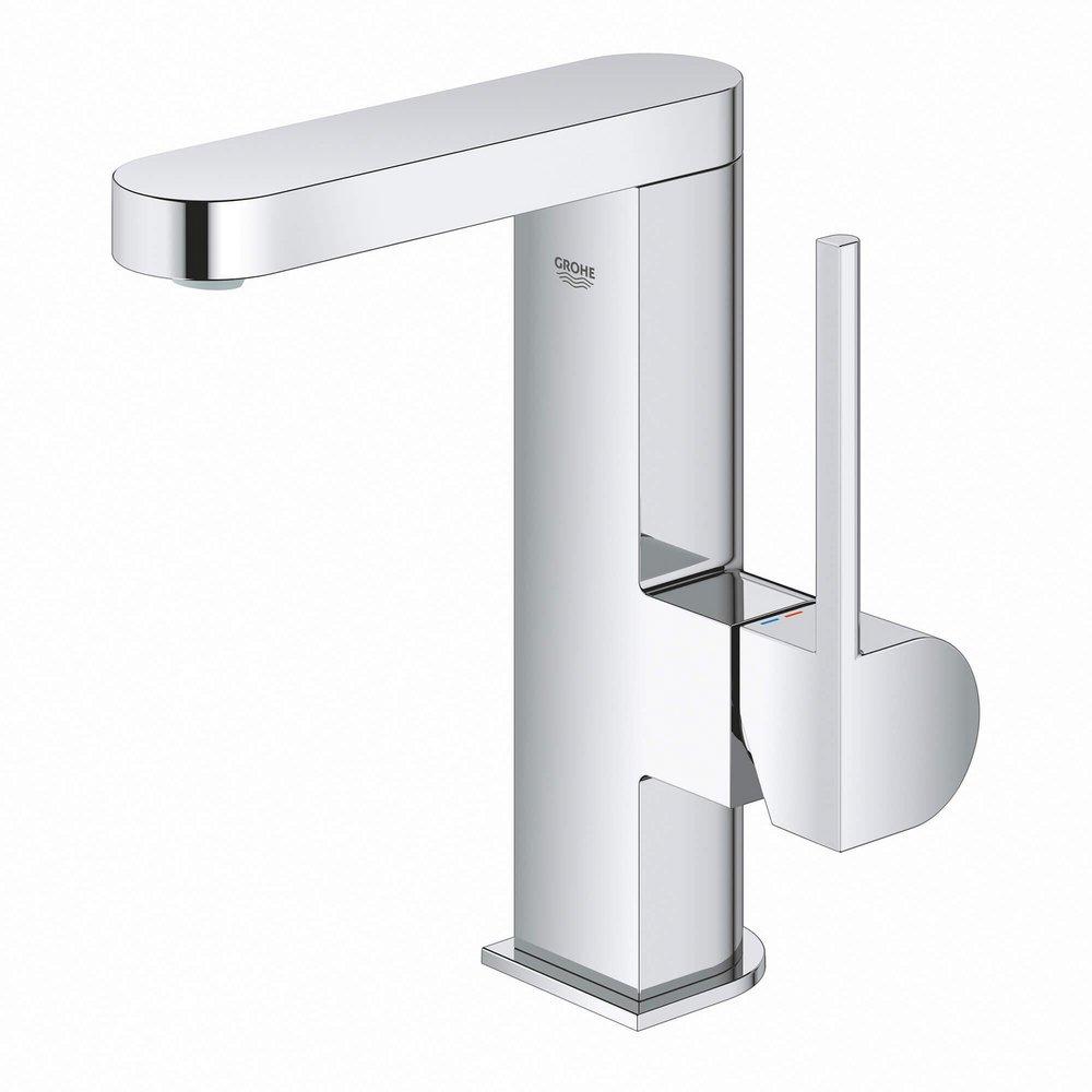 GROHE GROHE 23956003 Plus Single Handle Monoblock Bathroom Sink Faucet in StarLight® Chrome