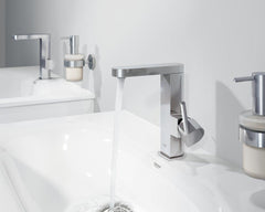 GROHE GROHE 23956003 Plus Single Handle Monoblock Bathroom Sink Faucet in StarLight® Chrome