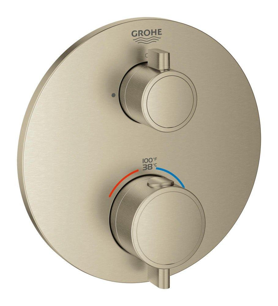 GROHE GROHE 24133EN0 Grohtherm® Two Handle Thermostatic Valve Trim in Brushed Nickel