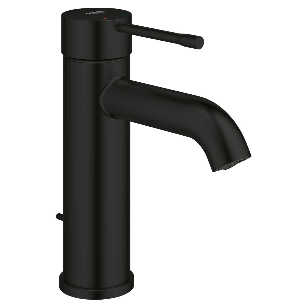 GROHE Grohe 235922431 Top-Handle Centerset Bathroom Faucet S-Size in Matte Black