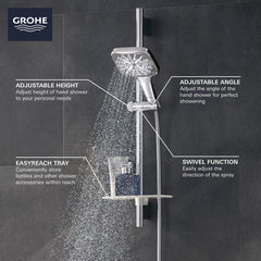 GROHE GROHE 26585EN0 Rainshower Multi Function Hand Shower in Brushed Nickel