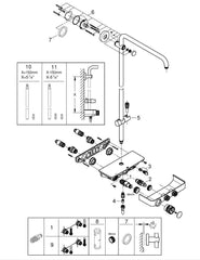 GROHE GROHE 26511000 Euphoria Single Handle Smart Control Mono Shower System 1.8 Each