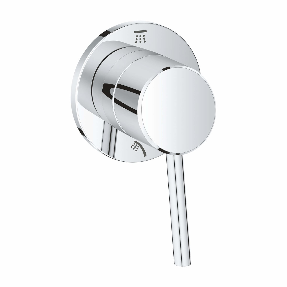 GROHE GROHE 29108001 Concetto Single Handle Diverter Valve Trim in StarLight Chrome
