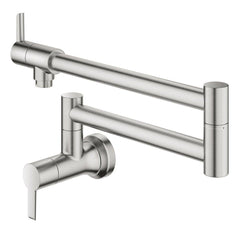 GROHE GROHE 31075DC2 Zedra Wall Mount Pot Filler in SuperSteel Infinity