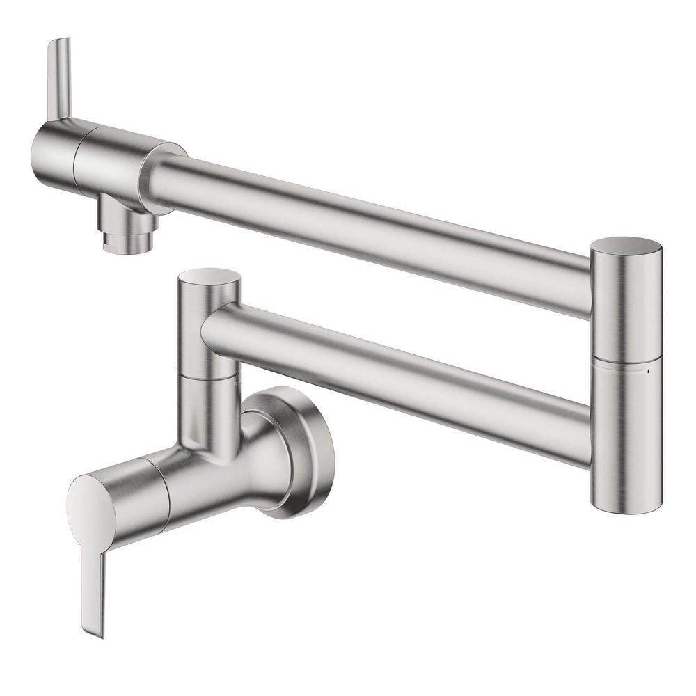 GROHE GROHE 31075DC2 Zedra Wall Mount Pot Filler in SuperSteel Infinity
