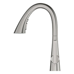 GROHE Grohe 30368DC2 Zedra Single Handle Pull Down Bar Faucet in SuperSteel Infinity