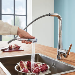 GROHE Grohe 33893002 Single-Handle Pull-Out Kitchen Faucet Dual Spray 1.75 GPM