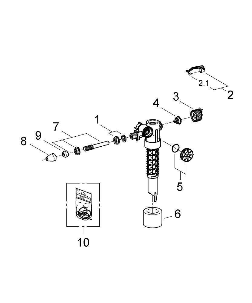 GROHE 37092000 PIPE FITTINGS