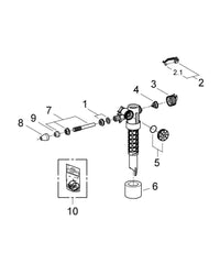 GROHE 37092000 PIPE FITTINGS